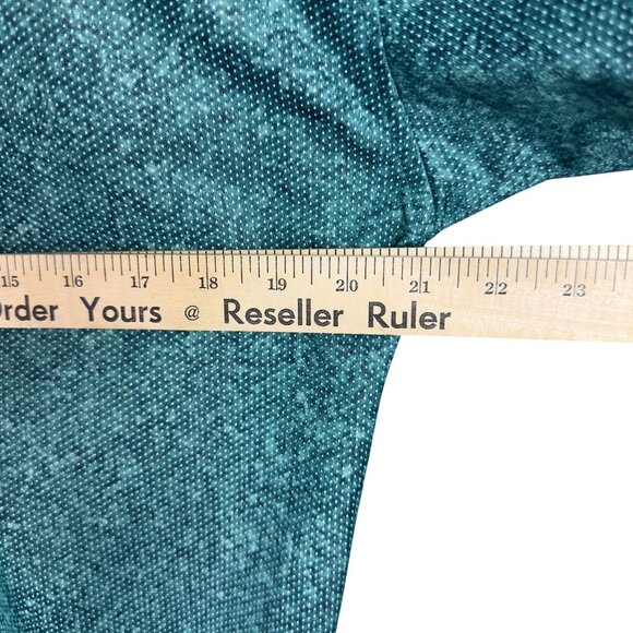 Vtg Frank Shorter Sports Jacket Men M Green Full-Zip High Collar Elastic Hem - Picture 8 of 10